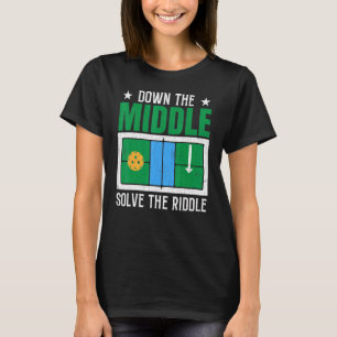 Los de Riddle Pickleball Player Paddle Graphic op T-shirt