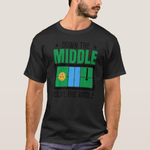 Los de Riddle Pickleball Player Paddle Graphic op T-shirt