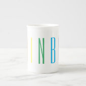 L'os en cuir de la Chine Mug (Devant)