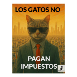 Los Gatos Geen heidense impulsen Perfect Poster