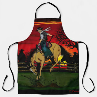 Los Gauchos Sandstone Onderzetter / De Cowboys Schort