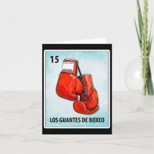 Los Guantes de Boxeo Mexican Boxing Glove Cards Kaart