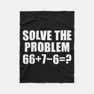 Los Het Probleem 67 Meme Zes Zeven Elementaire Wis Fleece Deken