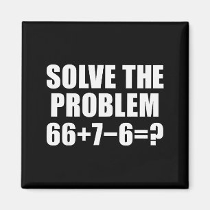 Los Het Probleem 67 Meme Zes Zeven Elementaire Wis Magneet