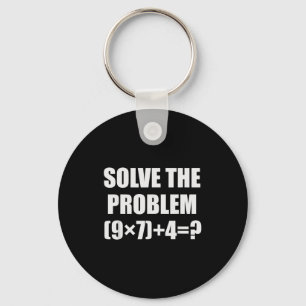Los Het Probleem Grappig 67 Meme Brainrot Wiskunde Sleutelhanger