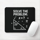 Los het probleem op Funny Math 67 Meme Leraar Stud Muismat (Met muis)