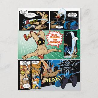 Los Luchadores Mysterisos Briefkaart