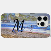 Los Muertos Beach 786 Case-Mate iPhone Case (Achterkant (horizontaal))