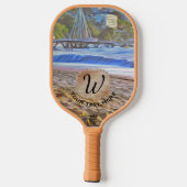 Los Muertos Beach 786 Pickleball Paddle (Achterkant)