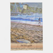 Los Muertos Beach 786 Theedoek (Verticaal)