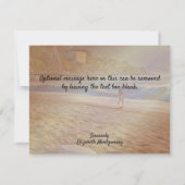 Los Muertos Beach dank u 786 Bedankkaart (Achterkant)