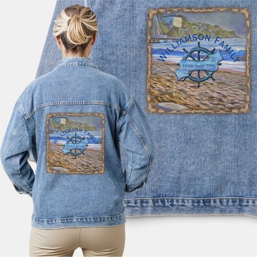 Los Muertos Beach Familie 786 Denim Jacket