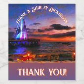 Los Muertos Pier Bedankt 1182 Wijn Etiket (Enkel label)