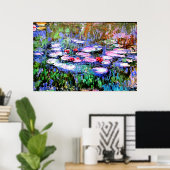 Los Nenufares par Monet Poster (Bureau à domicile)