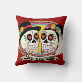 Los Novios (Spaans) Pillow Kussen (Achterkant)