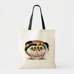 Los Novios Sugar Skull Bag (Engels) Tote Bag