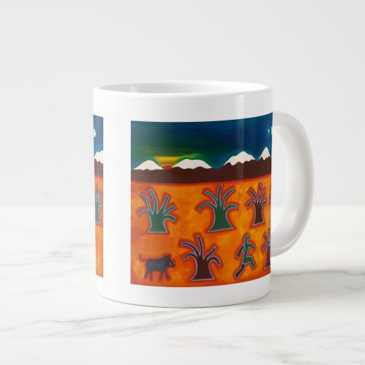 Los Olivos en el Invierno 2010 Extra Grote Beker (Voorkant rechts)