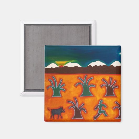 Los Olivos en el Invierno 2010 Magneet (Voorkant / Achterkant)