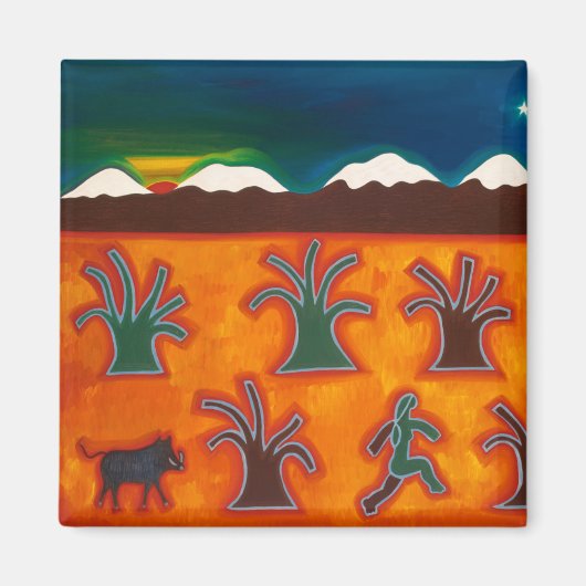 Los Olivos en el Invierno 2010 Magneet (Voorkant)