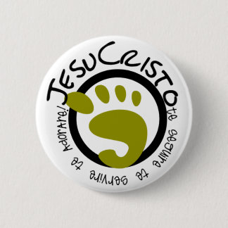Los pasos de Jesus Ronde Button 5,7 Cm
