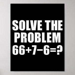 Los Probleem 67 Meme Zes Zeven Basisonderwijs Wisk Poster