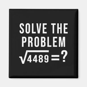 Los Probleem 67 Zes Zeven Vierkantswortel 4489 Sl Magneet