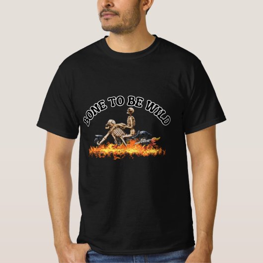 L'os sera un T-shirt sauvage (Devant)