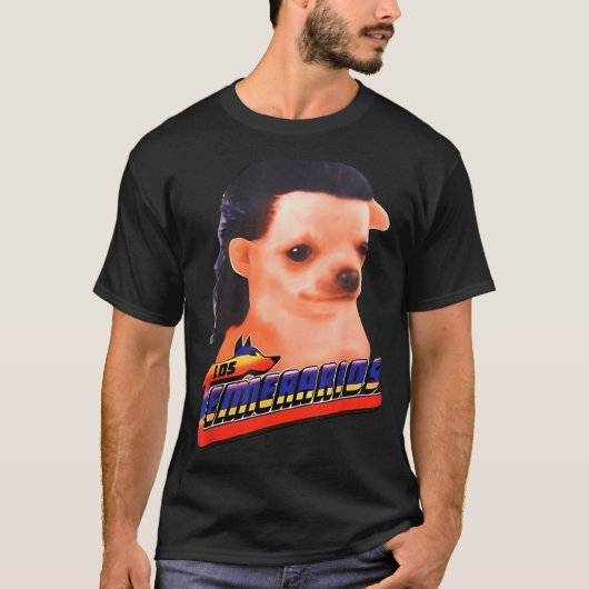 Los Temerarios Funny Dog Chihuahua T-shirt (Voorkant)