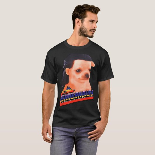 Los Temerarios Funny Dog Chihuahua T-shirt (Voorkant volledig)