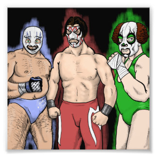 Los Tres Chiflados de La Furia Foto Afdruk