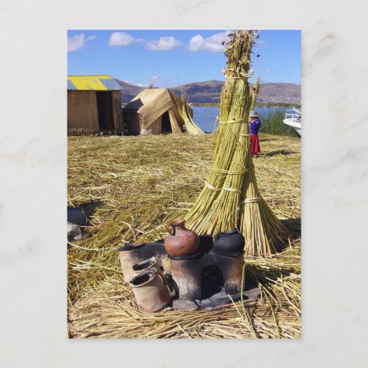 los uros pots briefkaart (Voorkant)