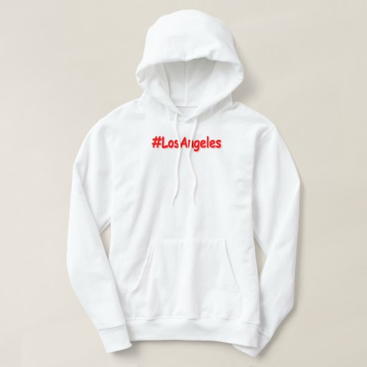 "#LosAngeles" Cute Design. Bestel nu Hoodie (Design voorkant)