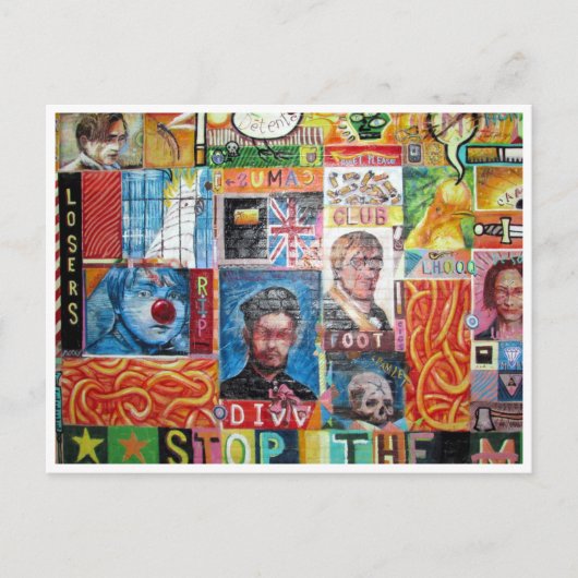 losbandige kunst briefkaart (Voorkant)