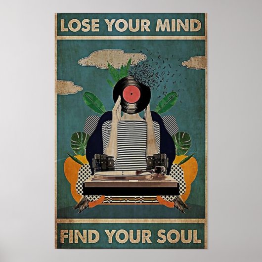 Lose your Mind Vind je Soul Poster (Voorkant)