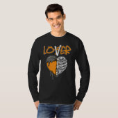 Loser  Dripping Heart Laser Orange 3s Matching T-shirt (Voorkant volledig)