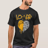 Loser Dripping Heart OG Yellow Toe 1s Matching T-shirt (Voorkant)