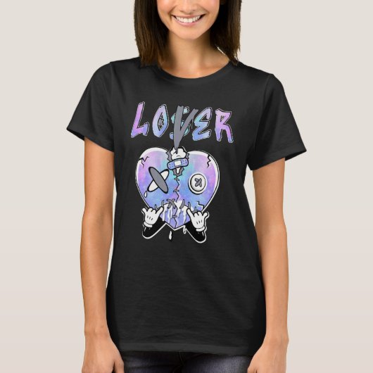 Loser Heart Dripping Zen Master 4s Matching T-shirt (Voorkant)
