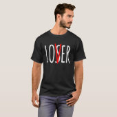 Loser Lover ShirtEcht eng griezelig Horror Hallow T-shirt (Voorkant volledig)