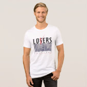 Losers Stick Together Tri-Blend Shirt (Voorkant volledig)