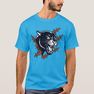Losgelaten PanterT-shirtFelle Panterklauw Divisie T-shirt