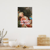 "Losing My Edge" Wall Art Poster (Cuisine)