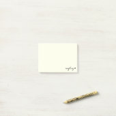 Loskoppelen met scripttekst en stekker post-it® notes (Op bureau)