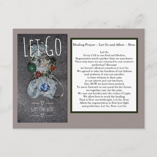 Loslaten Briefkaart (Voorkant)