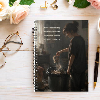 Loslaten Notitieboek – Meisje dat Oude Herinnering