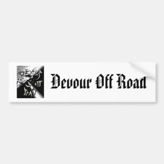 loslaten op weg 2, Devour Off Road Bumpersticker