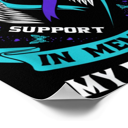 Loss In Memory Of My Friend Suicide Awareness Poster (Hoek)