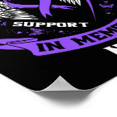 Loss Niece Overdose Awareness Day Items Addiction  Poster (Hoek)