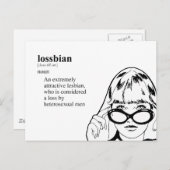 LOSSBIAN BRIEFKAART (Voorkant / Achterkant)