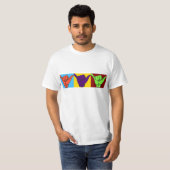 Losse design ophangen t-shirt (Voorkant volledig)