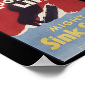 Losse Lips kan gooien Scheepsschepen Poster (Hoek)